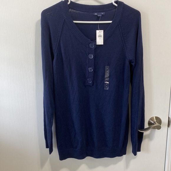 🚨GAP Womens Long Sleeve Button Up Top - Picture 1 of 5